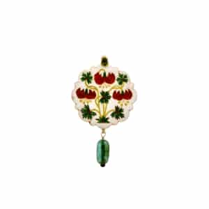 WhatsApp Image 2026-08-10 at 12.49.14 PM (1) 18th-century enameled gold navaratna pendant